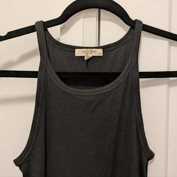 Rag & Bone Essential Ribbed Tank Dress - Picture 4 of 6